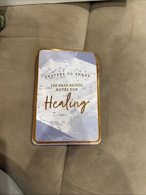 Healing Pass-Along Notes Tin - Lavender & Gold